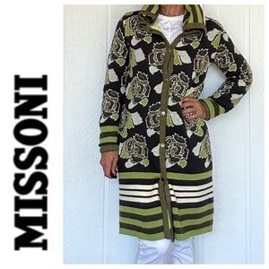 MISSONI SWEATER COAT MADE IN ITALY SIZE MEDIUM VINTAGE
